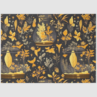 Decoupage Tissue Paper Gold Planten Terrariums Tissuepapier