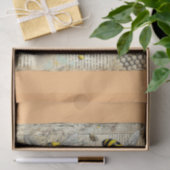 decoupage tissue paper met bijen tissuepapier (Geschenk)