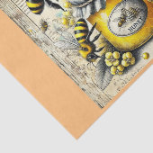 decoupage tissue paper met bijen tissuepapier (Detail)