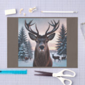 decoupage tissue paper met hert tissuepapier (Craft)