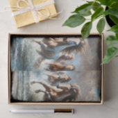  decoupage tissue paper met wilde paarden tissuepapier (Geschenk)
