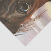 Decoupage Tissue Paper Paard en Zonnebloemen Tissuepapier (Detail)