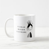 Decoupage Tissue Paper Queen 032 Nieuwigheidspapie Koffiemok (Links)