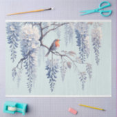 Decoupage Tissue Paper Red Robin op de Wisteria Tissuepapier (Craft)