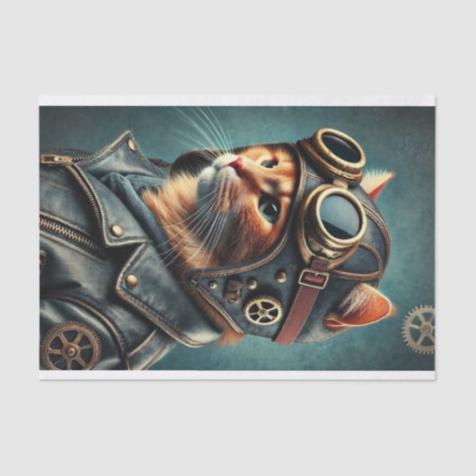 decoupage tissue paper , steampunk tissuepapier (Voorkant)