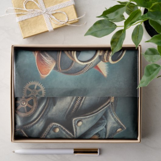 decoupage tissue paper , steampunk tissuepapier (Geschenk)