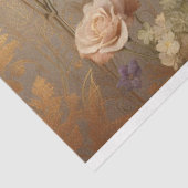 Decoupage tissuepapier Bloemen Rode Robin Bird (Detail)