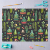 Decoupage tissuepapier glazen terrariumvazen (Craft)