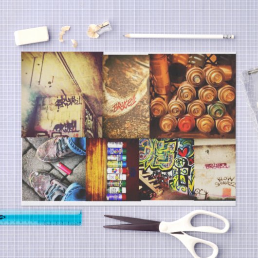 Decoupage tissuepapier, graffiti kunst tissuepapier (Craft)