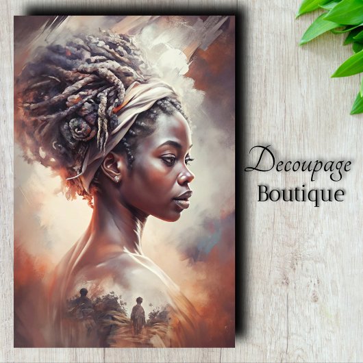 Decoupage Tissuepapier Heritage Queen