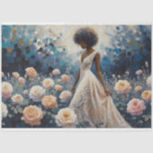 Decoupage tissuepapier Lady of Rozen Design (Voorkant)