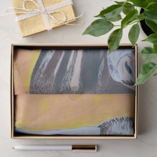 decoupage tissuepapier, lange hoorn tissuepapier (Geschenk)