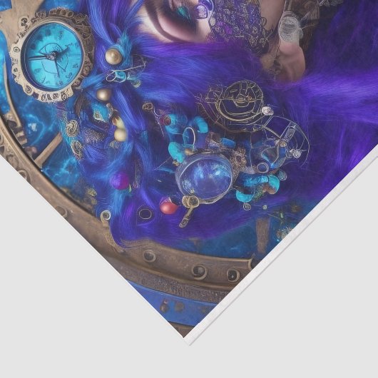 Decoupage tissuepapier - Modern Steampunk (Detail)