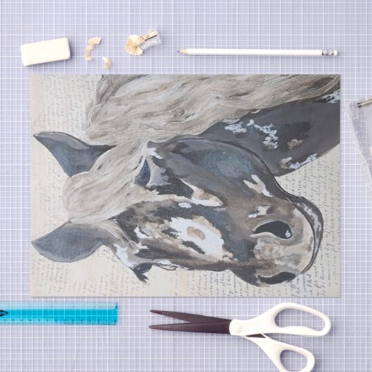 Decoupage tissuepapier, Paardenkop Tissuepapier (Craft)