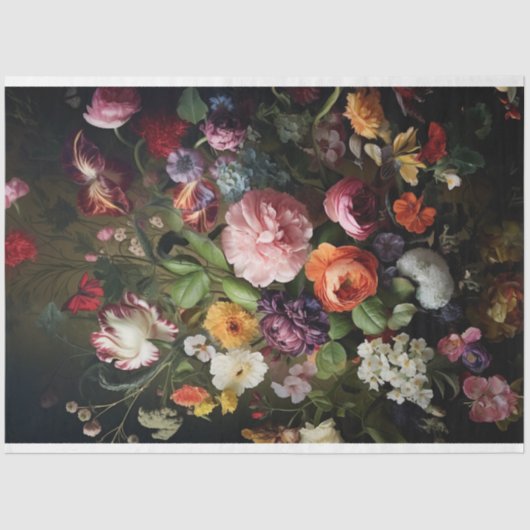 Decoupage tissuepapier- Petal Cascade Tissuepapier (Voorkant)