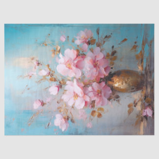 Decoupage tissuepapier - sierlijke bloemblaadjes c