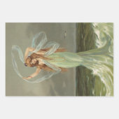 Decoupage Tissuepapier Vintage Zeemeermin Zee Nymp Inpakpapier Vel (Voorkant 2)