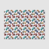 Decoupage Tractor verjaardagsfeestje Tissuepapier (Voorkant)