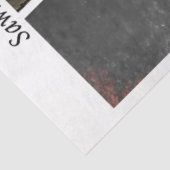 Decoupage Trots Brandweer Amerikaanse Vlag Tissuepapier (Detail)