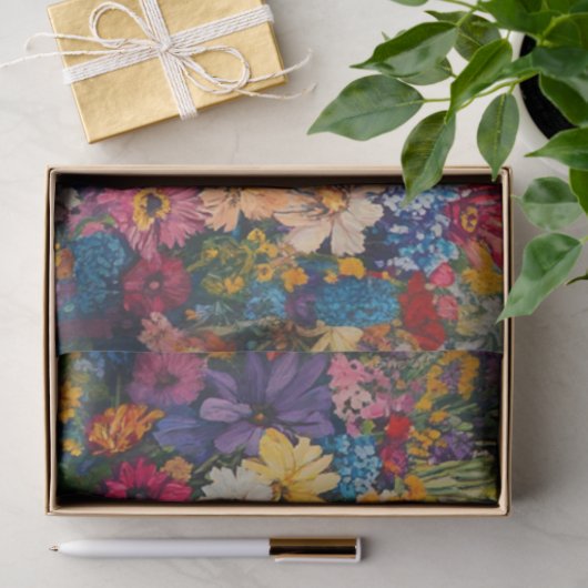 Decoupage Truck Paar Bloem Boerderij Tissuepapier (Geschenk)