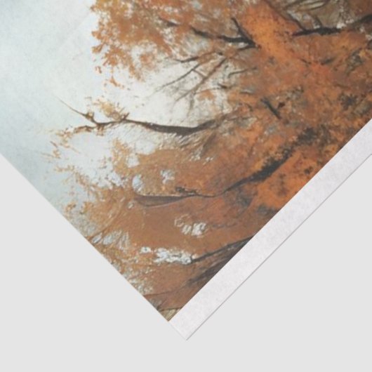 Decoupage  Truck Pumpkins Herfst Scene Tissuepapier (Detail)