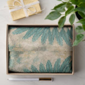 Decoupage Turquoise Gevleugelde Engel Ethische Kun Tissuepapier (Geschenk)