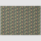 Decoupage twee kleurrijke vogels tissuepapier (Voorkant)