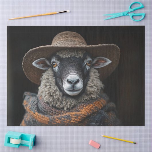 Decoupage Unieke rustieke stijlvolle geklede schap Tissuepapier (Craft)