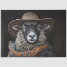 Decoupage Unieke rustieke stijlvolle geklede schap Tissuepapier