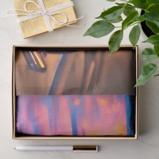 Decoupage Urban Custom Painted Motorcycle Tissuepapier (Geschenk)