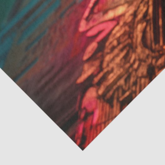 Decoupage Urban Teckel in stijlvolle streetwear Tissuepapier (Detail)