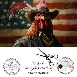 Decoupage USA Patriottische Haan Vlag Tissuepapier