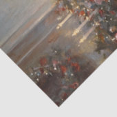 Decoupage  vakantie kerstboom schilderen tissuepapier (Detail)