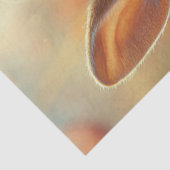 Decoupage Valentijn 2 konijntjes Valentijn in de l Tissuepapier (Detail)