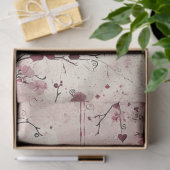 Decoupage Valentijn Achtergrond Rood Roze Harten Tissuepapier (Geschenk)