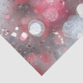 Decoupage Valentijn Achtergrond Rood Roze Harten Tissuepapier (Detail)