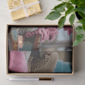 Decoupage Valentijn Highland Koe  Truck Tissuepapier (Geschenk)