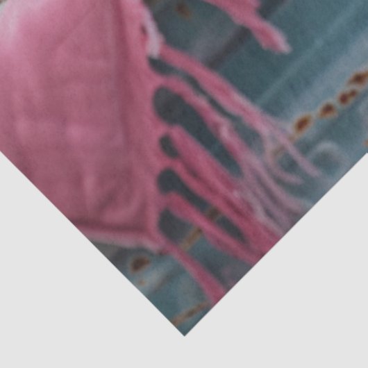 Decoupage Valentijn Highland Koe  Truck Tissuepapier (Detail)