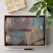 Decoupage Valentijn Highland Koe  Truck Tissuepapier (Geschenk)