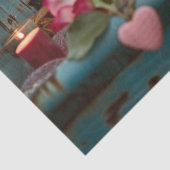 Decoupage Valentijn Highland Koe  Truck Tissuepapier (Detail)