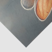 Decoupage Valentijn konijntjes zoenen Tissuepapier (Detail)