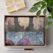 Decoupage Valentijn paar delen een kus Tissuepapier (Geschenk)