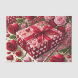 Découpage Valentijnsdag Cadeaus Tissuepapier