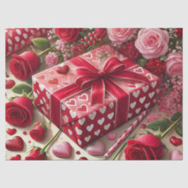 Découpage Valentijnsdag Cadeaus Tissuepapier