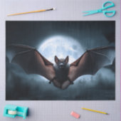 Decoupage Vampier Gothic Bat Moon Tissuepapier (Craft)