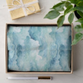 Decoupage van abstracte oceaangolven tissuepapier (Geschenk)