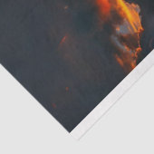 Decoupage van Afrikaanse zonneboom-olifant Tissuepapier (Detail)