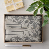 Decoupage van architectuurdetails tissuepapier (Geschenk)