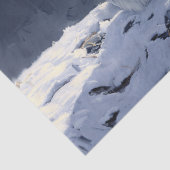 Decoupage van Arctic Fox Tissuepapier (Detail)