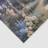 Decoupage van betoverde tuin bij maanlicht tissuepapier (Detail)